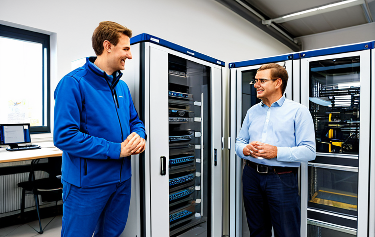 독일어 IT 및 프로그래밍 용어 - Modern German Office**

"A diverse team of IT professionals collaborating in a modern, open-plan off...